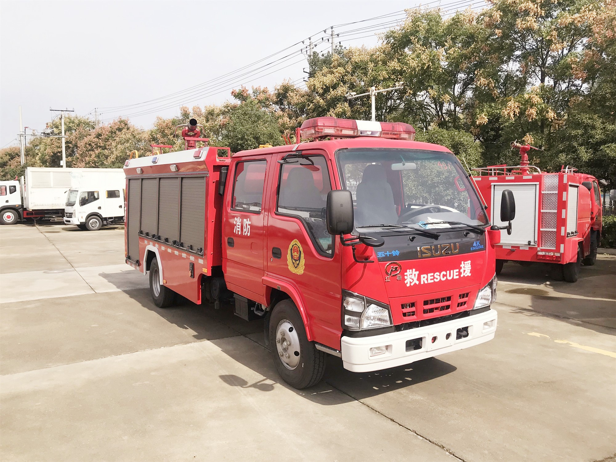 國(guó)六慶鈴3噸消防車(chē)